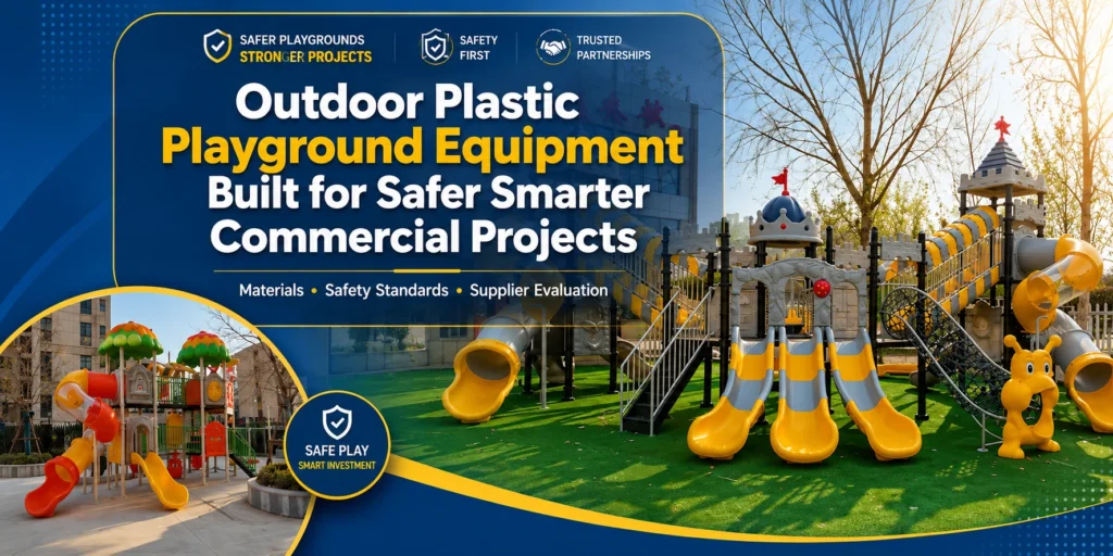 Outdoor Plastic Playground Equipment Built for Safer Smarter Commercial Projects