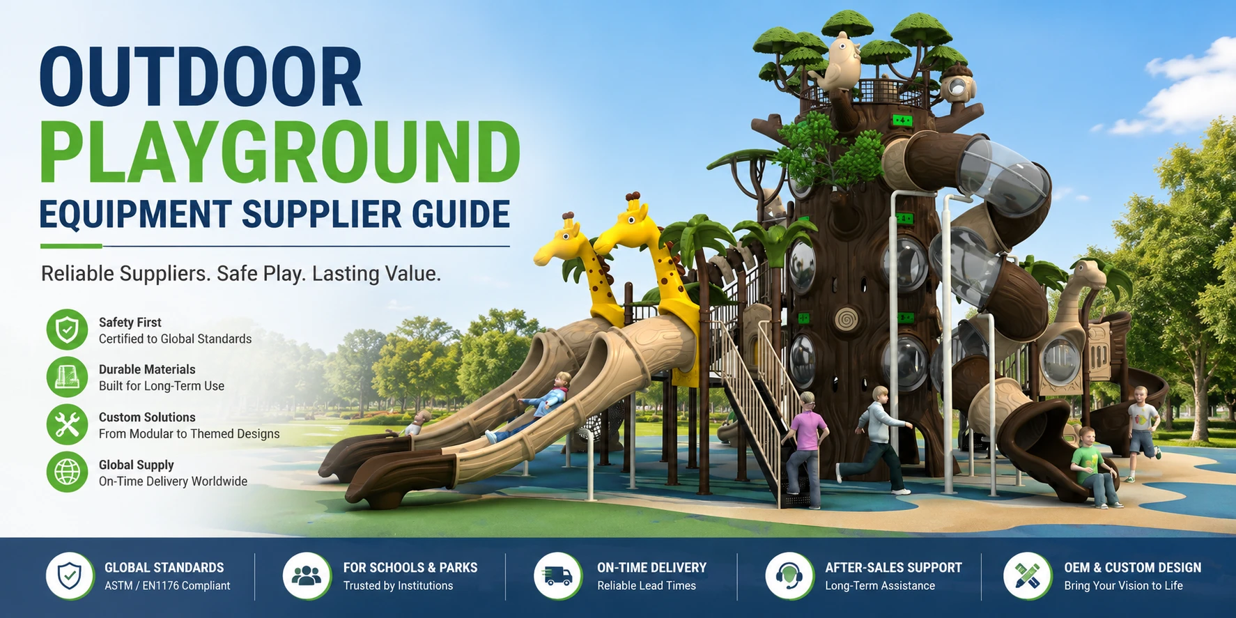 Outdoor Playground Equipment Supplier Guide for Schools, Parks, and Public Spaces