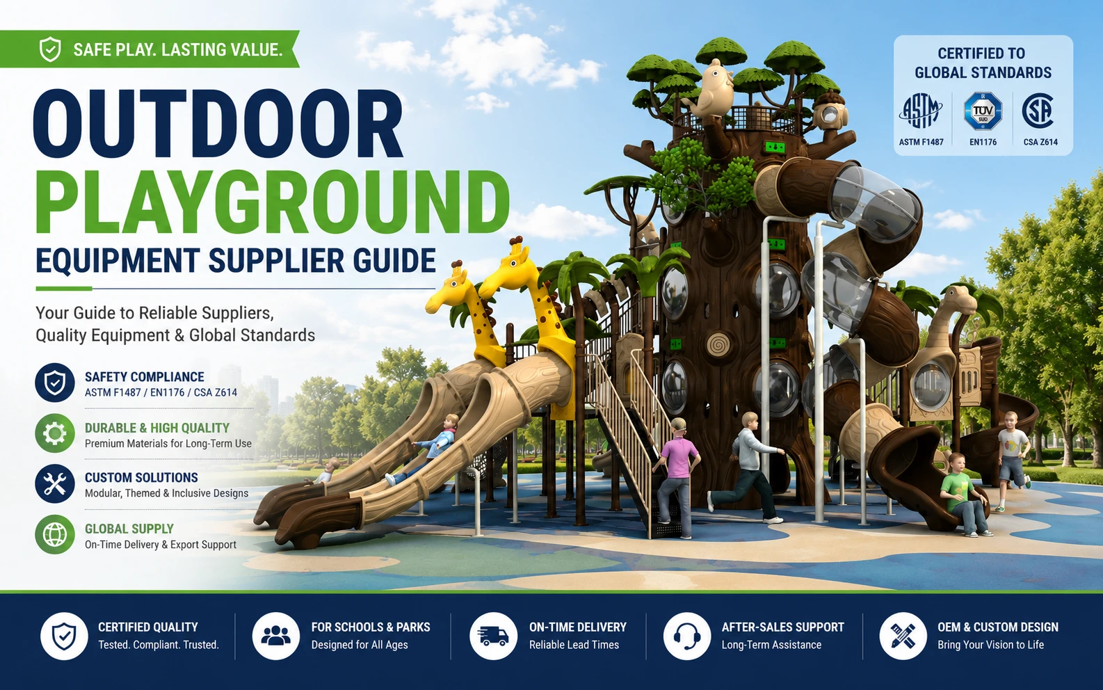 Outdoor Playground Equipment Supplier Guide for Schools, Parks, and Public Spaces
