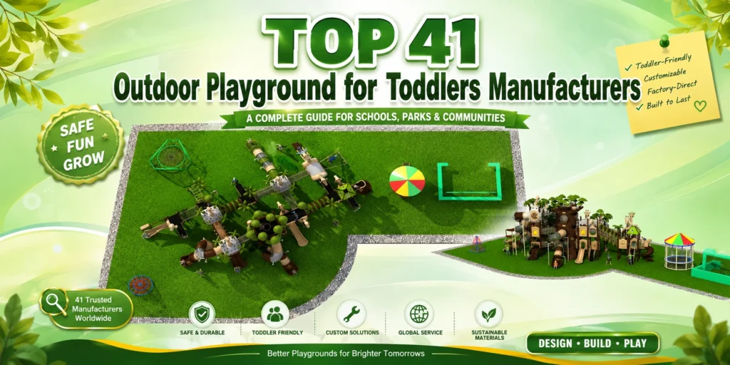 Top 41 Outdoor Playground for Toddlers Manufacturers Worldwide in 2026