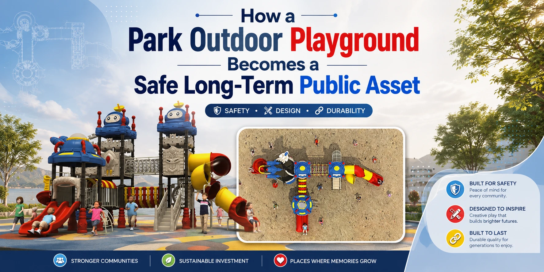 How a Park Outdoor Playground Becomes a Safe Long-Term Public Asset