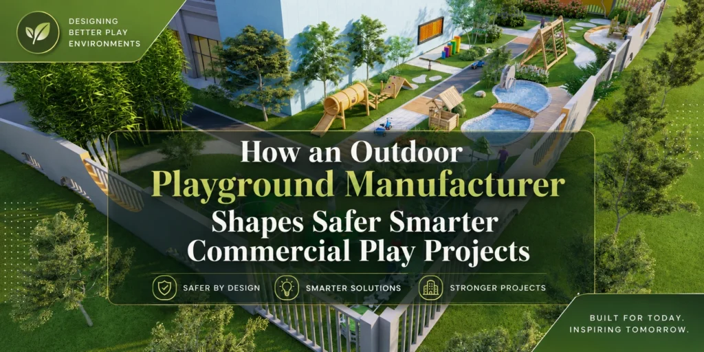 How An Outdoor Playground Manufacturer Shapes Safer Smarter Commercial Play Projects