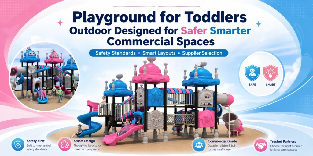 Playground for Toddlers Outdoor Designed for Safer Smarter Commercial Spaces