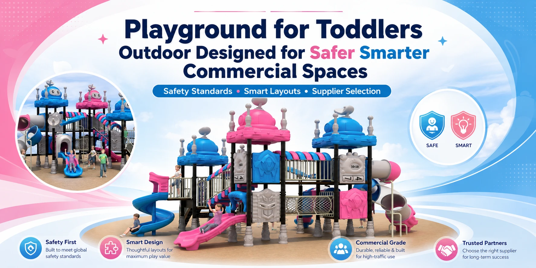 Playground for Toddlers Outdoor Designed for Safer Smarter Commercial Spaces