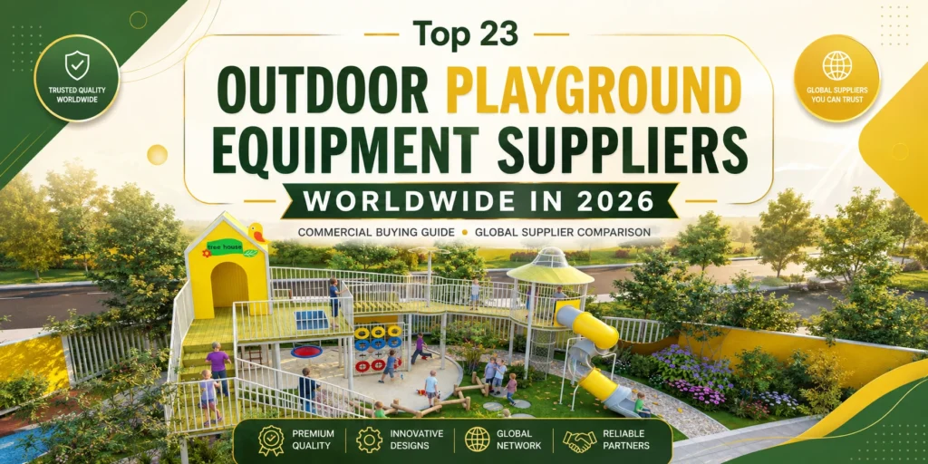 Top 23 Outdoor Playground Equipment Suppliers Worldwide In 2026