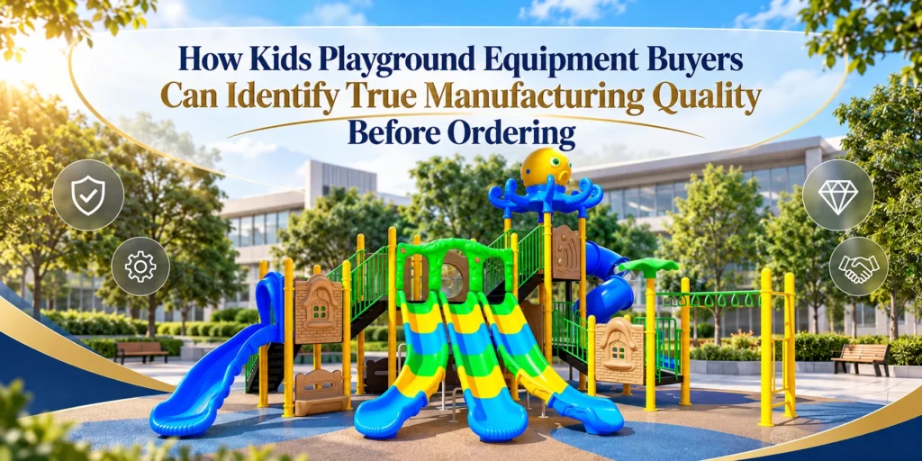 How Kids Playground Equipment Buyers Can Identify True Manufacturing Quality Before Ordering