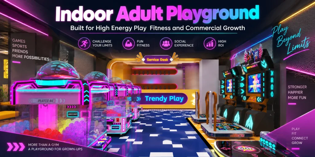 Indoor Adult Playground Built For High Energy Play Fitness And Commercial Growth
