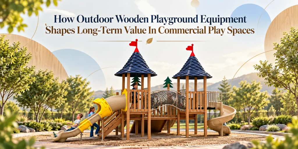 How Outdoor Wooden Playground Equipment Shapes Long-Term Value in Commercial Play Spaces